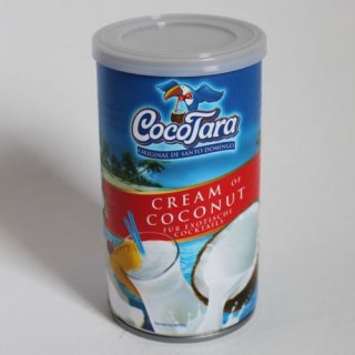 CocoTara Cream of Coconut Kokosnusscreme für exotische Cocktails (0,33l Dose)