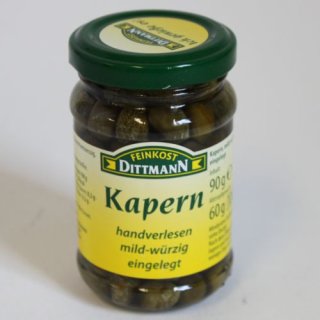Feinkost Dittmann Kapern mild und würzig (1X60g Glas)