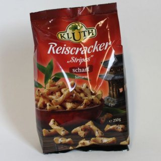 Kluth Reiscracker Stripes scharf und fettarm (250g Tüte)