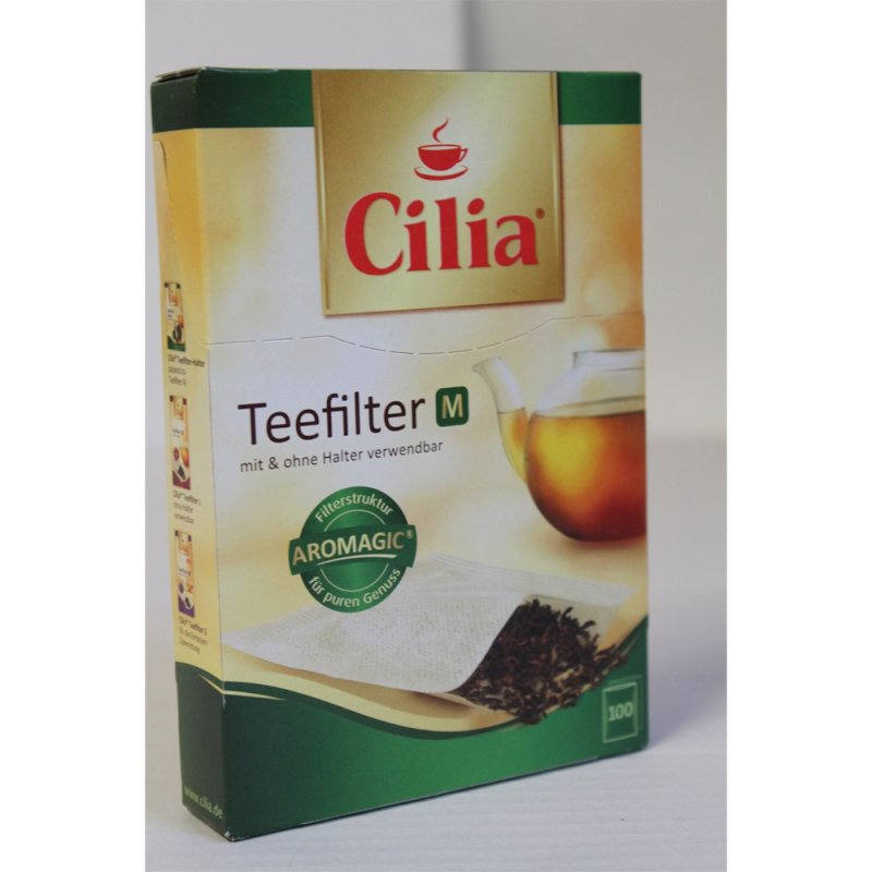 CILIA® Teefilter 100Stk. Grösse It/ohne Halter Verwendbar ( 7er Pack