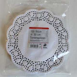 Staufen Tortenspitzen rund 20cm (100 Stk.)
