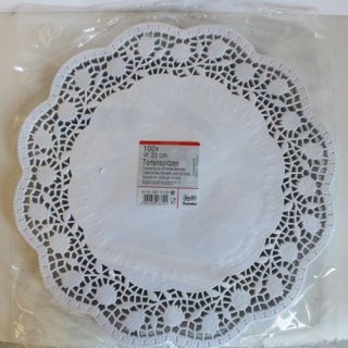 Staufen Tortenspitzen rund 33cm (100 Stk.)