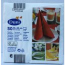 Duni Servietten 3lagig Tissue Uni weiß, 33 x 33 cm...
