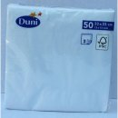Duni Servietten 3lagig Tissue Uni weiß, 33 x 33 cm...