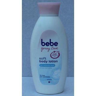 bebe young care soft Body Lotion für normale Haut (400ml Flasche)