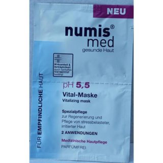 numis med pH 5,5 Vitalmaske Spezialpflege für 2 Anwendungen (2x8ml Beutel)