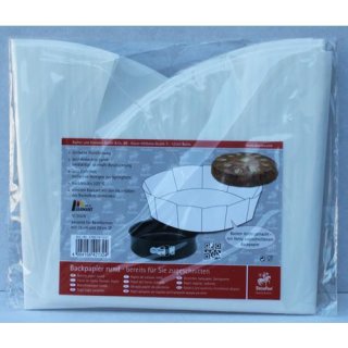 Bacher und Demmler Backpapier rund für Springformen (10 Stck. Packung)