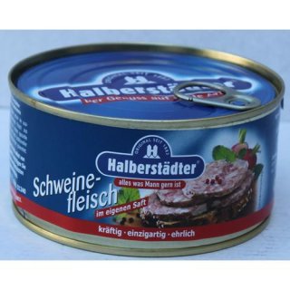 Halberstädter Schweinefleisch im eigenen Saft (300g Dose)