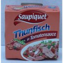 Saupiquet Thunfischsnack Tomate Thunfisch in Tomatensauce (165g Dose)