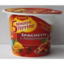 Maggi 5 Minuten Terrine Spaghetti mit Tomatensauce (62g Becher)