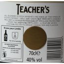 Teachers Highland Cream Blended Scotch Whisky 40% vol. (1X0,7l Flasche)