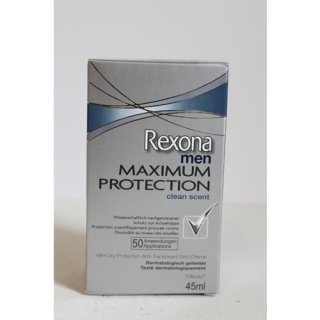 Rexona men Maximum Protection clean scent Deocreme (45ml Packung)