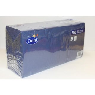 Duni Servietten Dunkelblau 40x40cm (250 Stck. Packung)