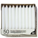 Papstar Tafelkerzen weiß , 2,1 x 19,6cm (50...