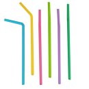 Papstar Jumbo Trinkhalme mit Knick, 8mm x 25cm (500...