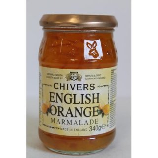 Chivers English Orange Marmalade Orangenmarmelade mit Schale (340g Glas)