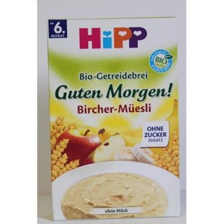 HiPP Bio Getreidebrei Guten Morgen Bircher Müsli (250gBox)