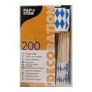 Papstar Flaggenpicker weiß und blau bayrisch,...