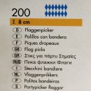 Papstar Flaggenpicker weiß und blau bayrisch,...