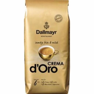 Kaffeebohnen Dallmayr Crema d´Oro ganze Bohnen (1kg Packung)