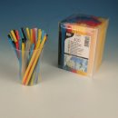 Papstar mini Trinkhalme farbig, 5mm x 12,5 cm (400...