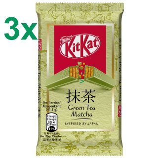 KitKat Green Tea Matcha - Japan inspiriert 3er SET (3x41,5g)
