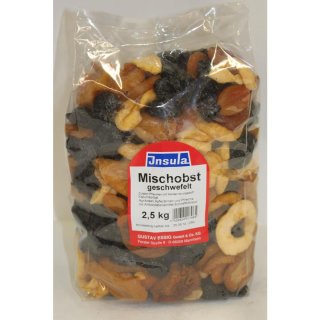 Insula Mischobst geschwefelt (2,5kg Beutel)