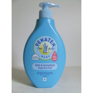 Penaten Baby Bad & Shampoo Kopf bis Fuß classic (400 ml Spender)