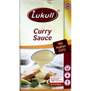Lukull Curry Sauce mit Madras-Curry (1x1L Packung)