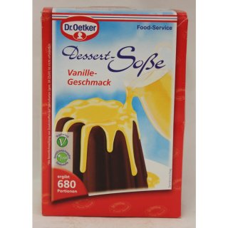 Dr. Oetker Dessertsoße mit Vanillegeschmack (1kg Packung)