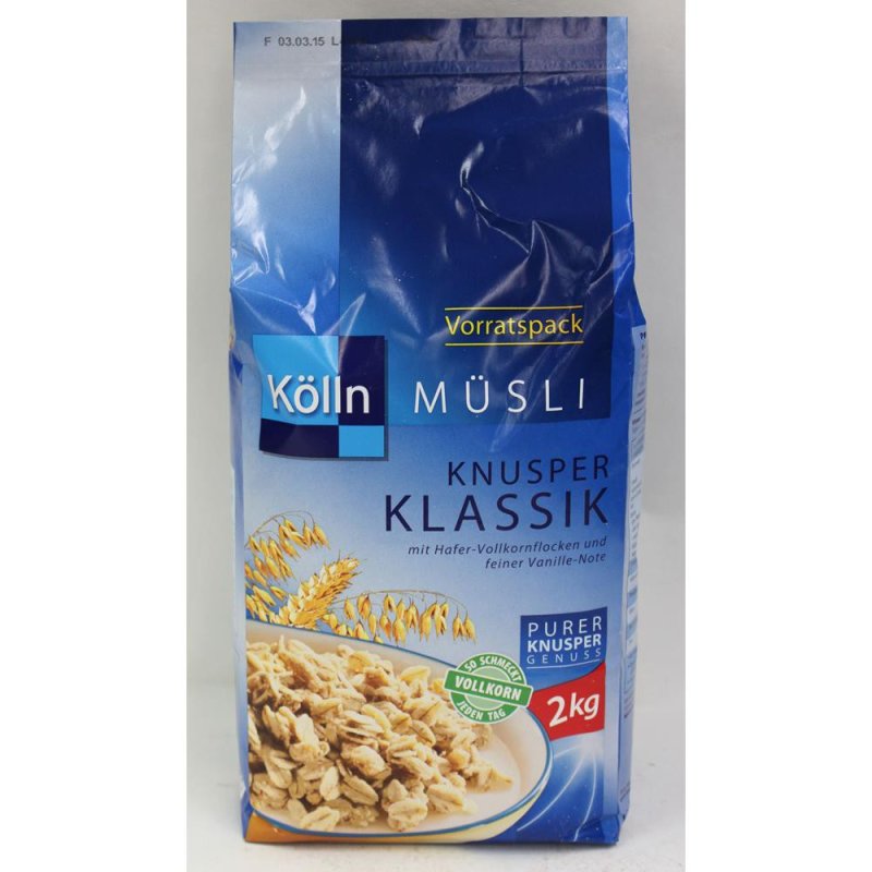 Kölln Müsli Knusper Klassik (2Kg Packung)