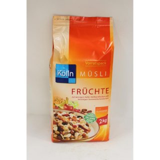 Kölln Müsli mit Früchten (2Kg Packung)