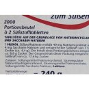 Huxol Süßstoff 2000 Portionsbeutel mit je 2 Stück