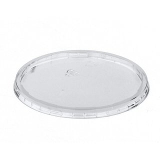 Papstar runde Deckel transparent für Verpackungsbecher, 101 x 8mm (100 Stück)