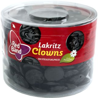 Red Band Lakritz Clowns (300 Stück ca. 1200g Dose)