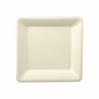 Papstar Pure Zuckerrohr Teller eckig, 26 x 26cm (50 Stück)