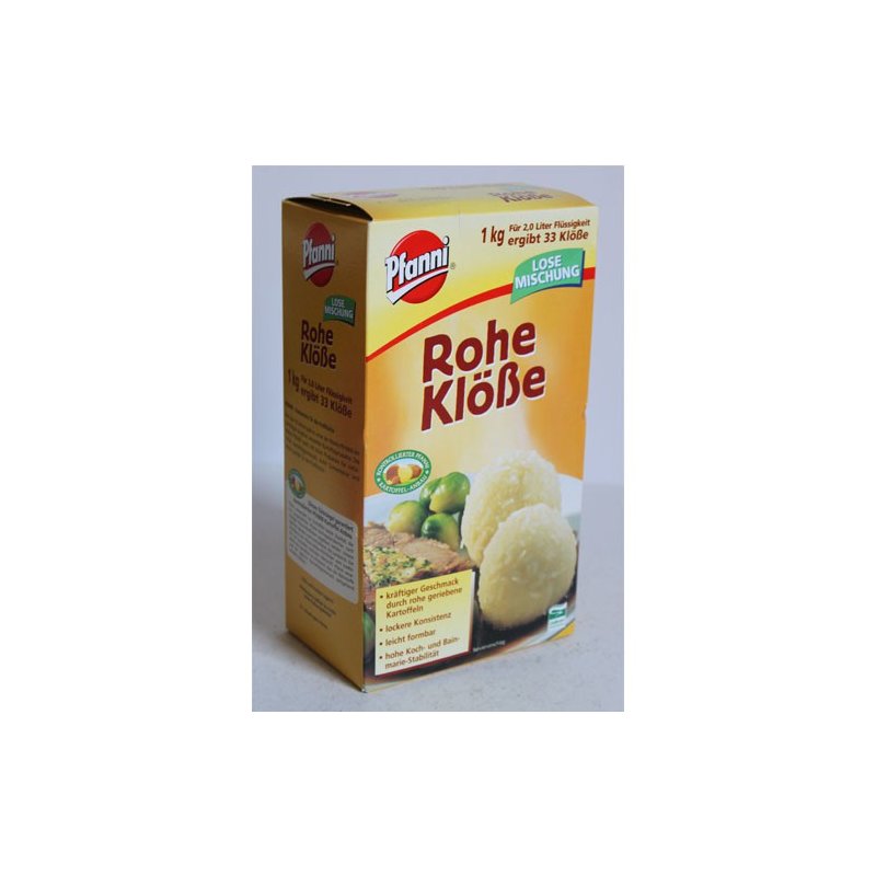 Pfanni Rohe Klöße (1Kg Packung) Pfanni Rohe Klöße (1Kg Packung)