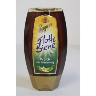 Langnese Flotte Biene Wald Blütenhonig (250g Squeezerflasche)