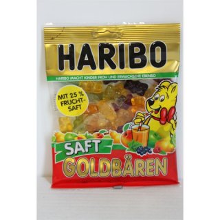 Haribo Saft Goldbären (175g Beutel)