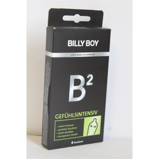Billy Boy B2 Kondome Gefühlsintensiv (grün) (1 Packung mit 6 Stück)