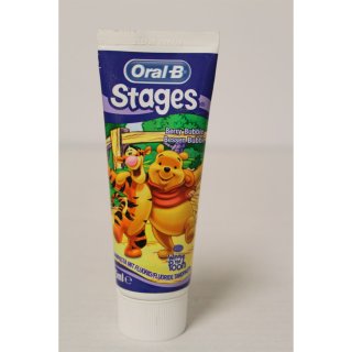 Oral B Stages Zahnpasta für Kinder mit Winnie Pooh (75ml Tube)